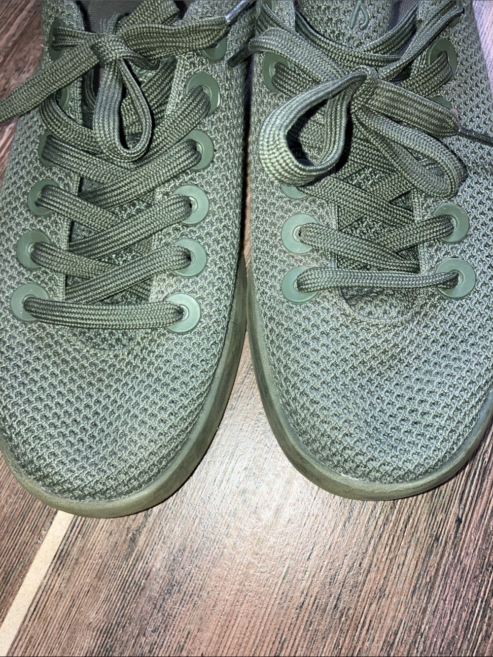 ALLBIRDS  TREE PIPER THUNDER GREEN MENS SHOES CASUAL LACES WALKING